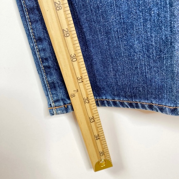 Lucky Brand Mens 181 Jean 36x32 Med Wash Relaxed Straight Distressed 100% Cotton - Picture 13 of 15